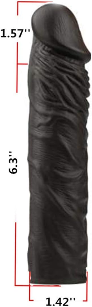 Best in Size Silicone Sleeves Black Perfect Goods to Enrich Your Life Home Party Supplies