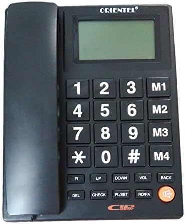 Glive's Landline Phone Telephone Corded Phone for Office and Home Purpose Bfone Orientel KX-T1599