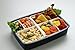 Skater Japanese Modern/Traditional Compartmental Bento Box, Chopsticks, 870 ml