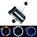 Bike Wheel Light,SOONHUA 14 LED Bicycle Tire Light Cycling Safety Spoke Lights30 Different Patterns Motorcycle Rim Lights Colorful Bicycle Tire Accessories- Waterproof