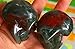 Hand Carved Natural Gemstone Carving Skull Statue Figurine Collectible 1.9