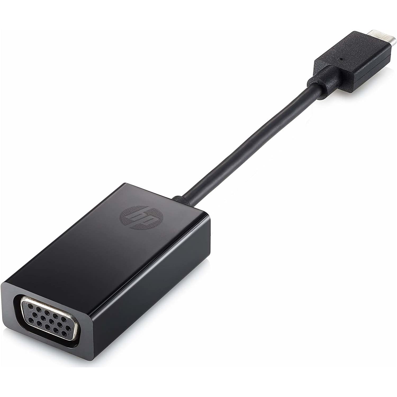 HP USB-C To VGA Adapter, Black