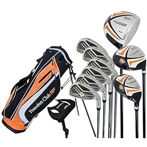 The Judge Founders Club Complete Golf Set with Graphite Regular Flex Shafts and Stand Bag