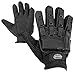 Valken Full Finger Plastic Back Gloves, Black, Small