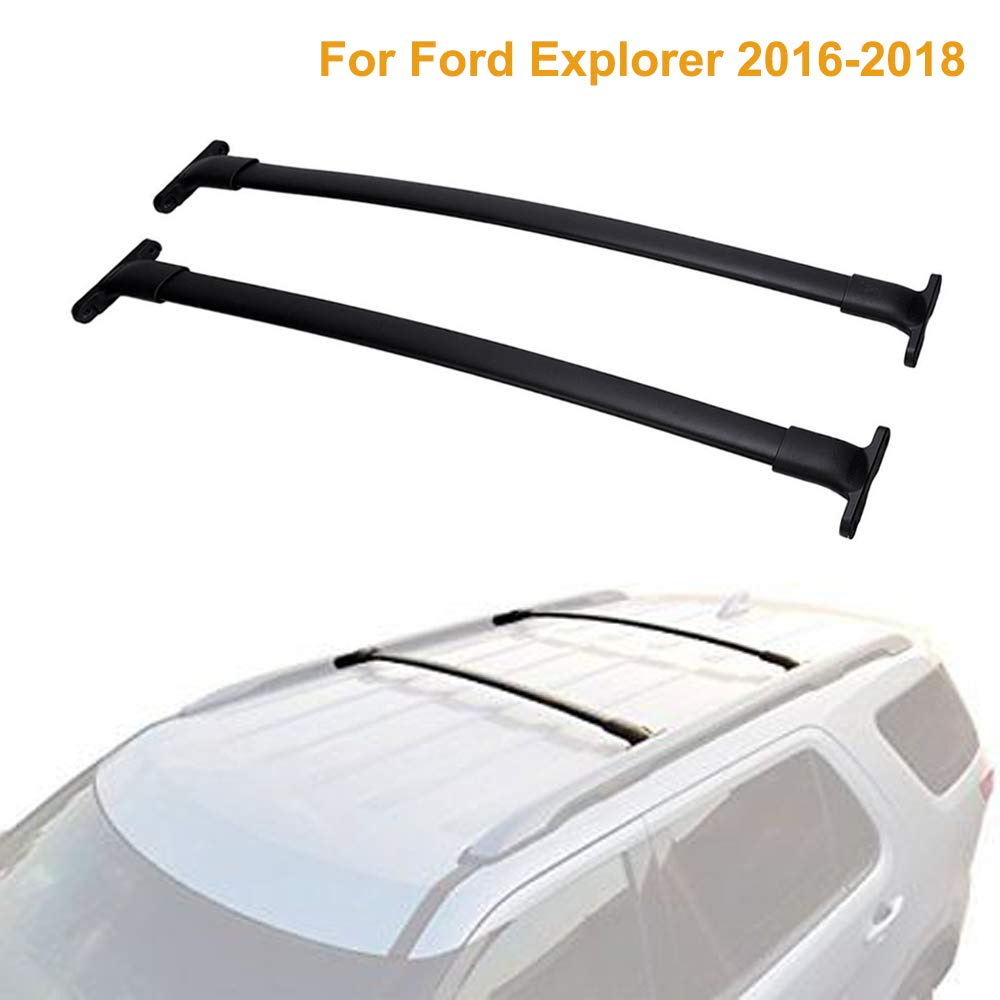 Pair Alavente Roof Rack Cross Bars For Ford Explorer 16 17 18 With Factory Roof Side Rails Cargo Bars Cargo Management Guardebem Com