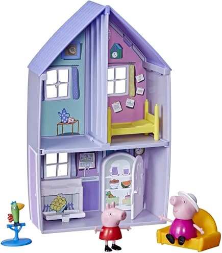 Amazon.com: Peppa Pig Little Rooms Playdate Fun Playset : Toys & Games 