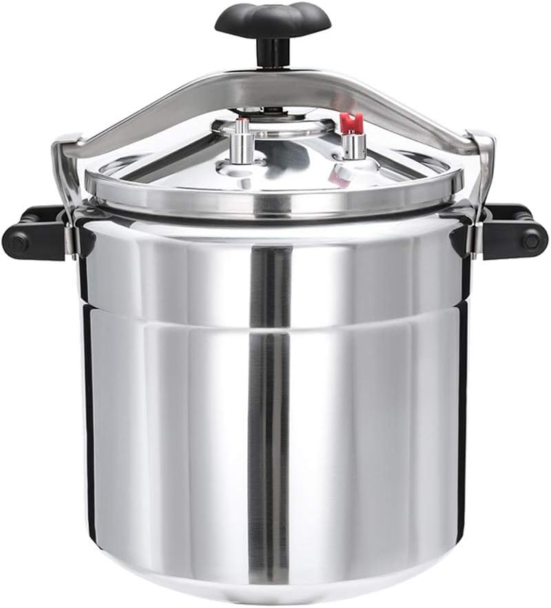 Pressure Cookers Commercial Aluminum Alloy Large Explosion-proof Capacity Induction Cooker Gas Pressure Cooker 15L/18L/22L/33L/36L/40L Explosion Proof (Size : 22l)