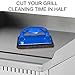 Upper Midland Products Griddle Cleaning Kit Commercial Grade, Includes Two Restaurant Grade Cleaner Pads, Two Grill Screens and one Polish pad Scrubber Holder