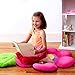 Flower Pillow to be Used as Floor Pillow or Decorative Pillow - Adorable Daisy Flower Shape and Color Pink - Large, Soft and Cozy Pillow for Floor Sitting, Playtents, Girls Bedroom Decor