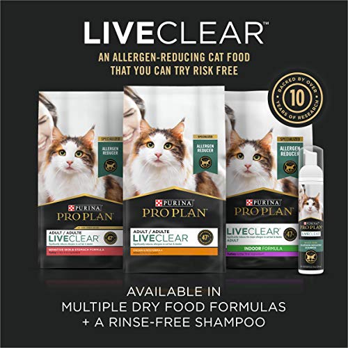 Purina Pro Plan Allergen Reducing Senior Cat Food, LIVECLEAR Adult 7