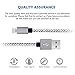 iPhone Cable, ANTXIN 3Pack 6FT Nylon Braided Charging Cord Charger, Lightning to USB Cable for iPhone Ⅹ, 8, 8 Plus, 7, 7 Plus, SE, 6s, 6, 6 +, 5, 5s, iPad Air / Mini, iPod (Grey White)