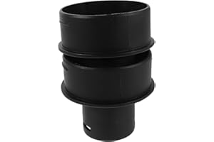 Abaodam 2pcs Parking Heater Pipe Connector 42mm to 75mm Plastic Hose Adapter Reducer for Car Ventilation