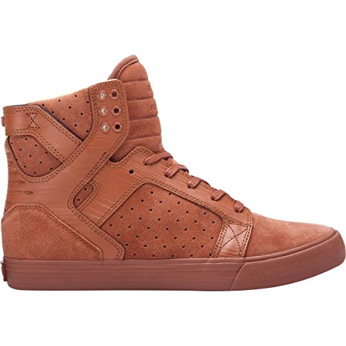 Supra Men's Skytop Shoes,9,Brown Patina