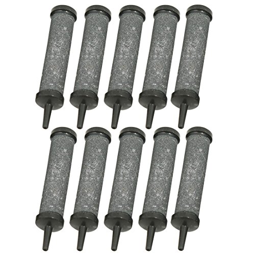 uxcell 10 PCS Air Stone Oxygen Bubble Aerator Pump Hydroponics for Aquarium Fish Tank