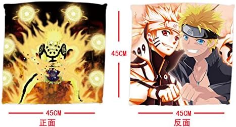 UUC Naruto Anime Office Chair Sofa Car Seat Cushion 17.7x17.7 inch YH3055