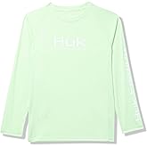 HUK Kids Pursuit Graphic Long Sleeve Shirt, Fishing Shirt for Kids