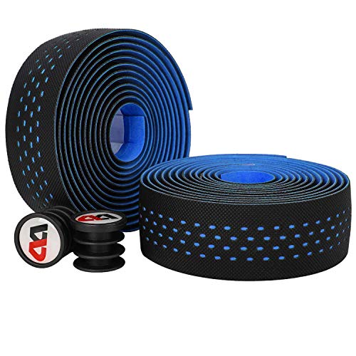 WESTGIRL Road Bike Handlebar Tape, EVA Non-Slip Soft Bicycle Bar Tape with End Plugs, Durable & Shock-Absorbing Cycling Handle Warps - 2 Rolls