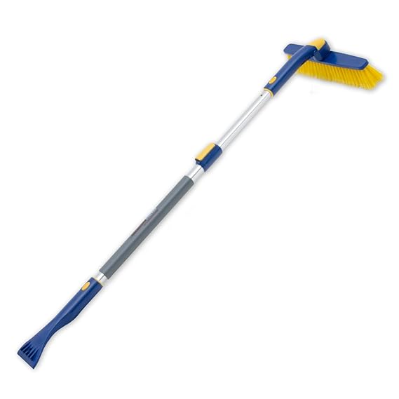 Sonneck Snowmaster S1400 Eiskratzer und Schneebesen | 2 in 1 | für SUV | Auto | Truck | LKW | Bus | Kleintransporter | Schnee