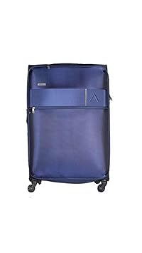 Aristocrat Estate 80 cms Polyester Blue Softsided Check-in Luggage (STESTWH81BLU)