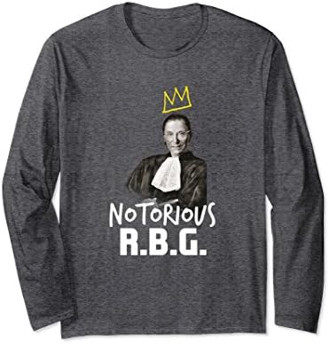 Unisex Notorious RBG Ruth Bader Ginsburg Supreme Court Justice Tee Small Dark Heather