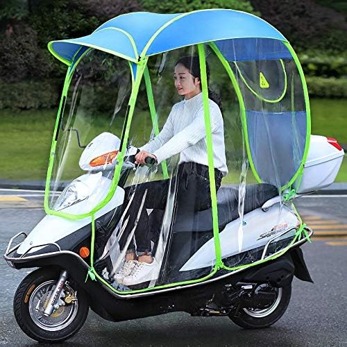 YOUGL Fully Enclosed Motor Scooter Umbrella Mobility Sun Shade & Rain Cover Waterproof,Universal,C1