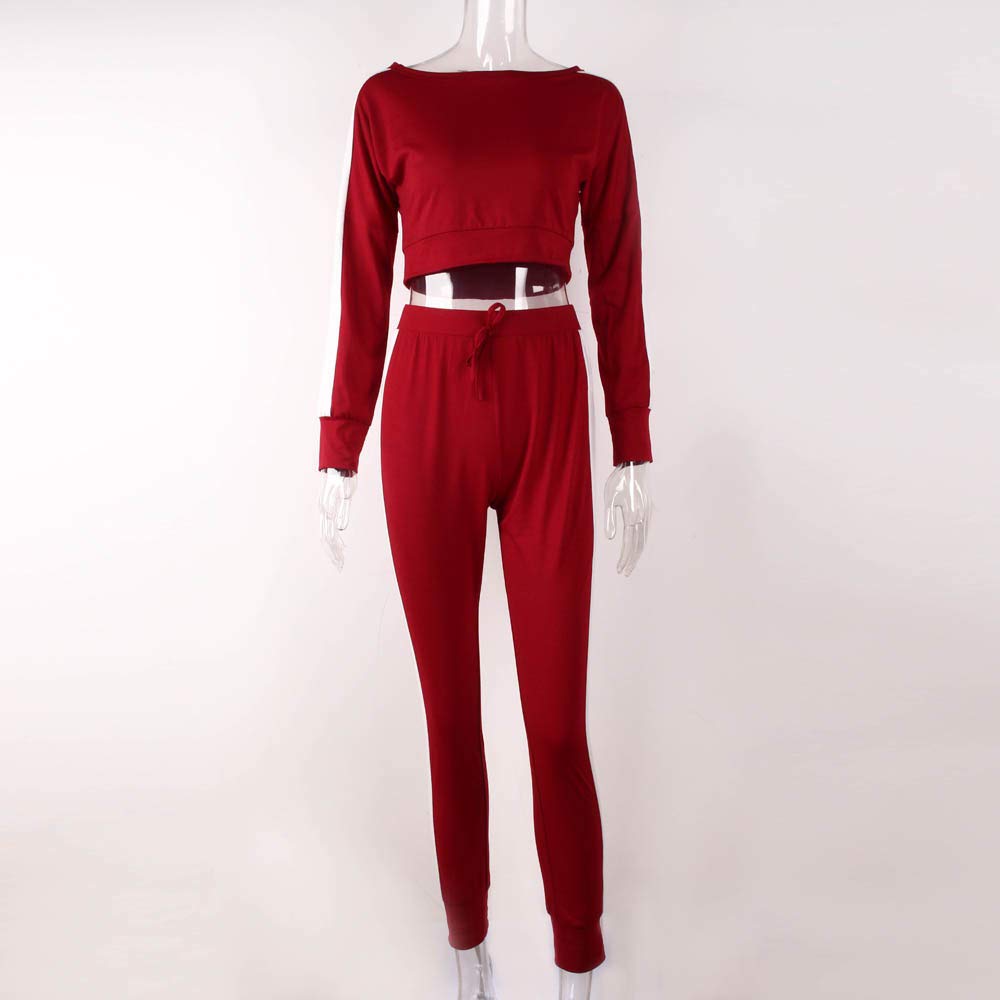 off the shoulder tracksuit jumpsuit