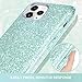 MILPROX iPhone 11 Pro Max Case, Bling Sparkly Glitter Luxury Shiny Sparker Shell, Protective 3 Layer Hybrid Anti-Slick Slim Soft Cover for iPhone 11 Pro Max 6.5 inch (2019)-Green