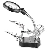 NEEWER® Helping Hand Clip LED Magnifying Soldering Iron Jewelry Stand Lens 3.5X 12X