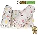 Amazrock Baby Muslin Swaddle Blanket - Soft 100% Cotton | 2 Large Baby Swaddle Blankets for Quality Comfort & Sleep | Baby Receiving & Swaddling Blankets (Fun Pink (100% Cotton))