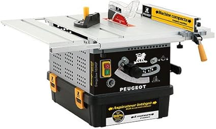 Peugeot Energysaw 165asp Scie De Table Avec Aspirateur Integre 1200 W Amazon Fr Bricolage