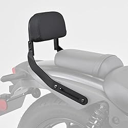 HRuizq Motorcycle Passenger Low Backrest Sissy Bar