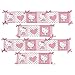 Bedtime Originals Hello Kitty Luv Hearts 4 Piece Crib Bumper, Pink/White