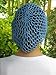 CoverYourHair 12 Pack Mesh Hair Nets - Rayon Knit Snoods - Short Hair Dark Colored Snoods - Crochet Net Cap - Net Hair Covers