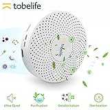 tobelife CW001 Mini Ozone Generator O3 Air Purifier USB Rechargeable Portable Odor Eliminator Deodorization Sterilizer for Car,Refrigerator,Shoe Cabinet and Hunting Bag