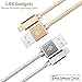 LAX 10ft Apple MFi Certified Durable Braided iPhone USB to Lightning Cable, Apple Phone Charger Cord, iPhone Fast Charging Cable, iPhone Cable for iPhone 11/11 Pro Max/XS Max/x/iPad & More - 2 Pack