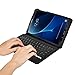 IVSO Keyboard case for Galaxy Tab A 10.1, Ultra-Thin PU Leather Detachable Wireless Keyboard Stand Case/Cover for Samsung Galaxy Tab A SM-T580N/SM-T585N 10.1-inch 2016 Tablet(Black)