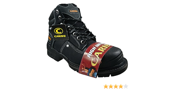 Amazon.com: Caribu para hombre de trabajo botas de tobillo 707 punta de  acero piel : Ropa, Zapatos y Joyería