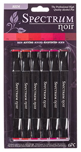 Spectrum noir marker set  - reds - 6 pack  next generat…