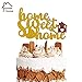 Home Sweet Home Cake Topper Housewarming Gifts Welcome New Home Party Supplies Decorations Gold Glitter...