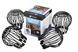 LEOCORZ Down Pipe Balloon Gutter Guard Filter | Fits Rain Gutter Downspouts any shape 1 - 4 inches | K-Style, Round, Square, or Corrugated | 4 Pack | best strainer trap to prevent leaf debris blockage