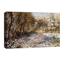 Canvas Wall Art Young Woman by Pierre Auguste Renoir Canvas Prints Home Artwork Decoration for Living Room,Bedroom - 12x18 inches