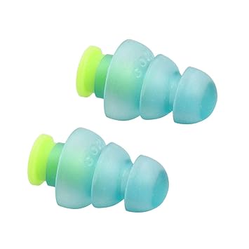 SUPVOX 1 Pair Silicone Ear Plugs Noise Cancelling Earplugs Hearing Protection Music Noise Reduction Earplug (Blue)