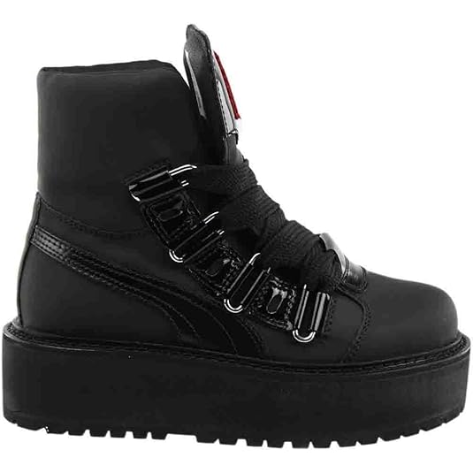 puma fenty black platform