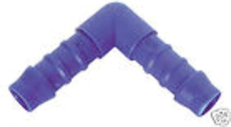 Tefen 19mm 3/4" 90 Degree Nylon Elbow Barbed Connector for Fuel Water Oil