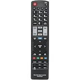 AKB72975301 Replacement Remote Control Applicable for LG BD590 BX585 BX580 | BD570 BD550 BX585 BD565 BD572 BD590C BD592 BD592N BX582 BX582-P BX581-P BX582-N Blu-ray Disc Player