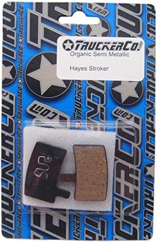 TruckerCoOrganic Semi-Metallic Disc Brake Pads Fits Hayes Models: Stroker Trail, Stroker Gram, Stroker Carbon