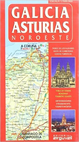 mapa de carreteras asturias y galicia Mapa Galicia Asturias Noroeste MAPAS DE CARRETERAS: Amazon.es 