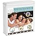American Pillowcase Mattress Protector - Waterproof Vinyl-Free (Full-Size, White)