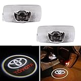 AMINEY 2 Pcs Door Welcome Lights Ghost Shadow Logo Light for Toyota, Easy Installation