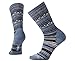 Smartwool Women's Ethno Graphic Crew Socks (Blue Steel Heather) Medium